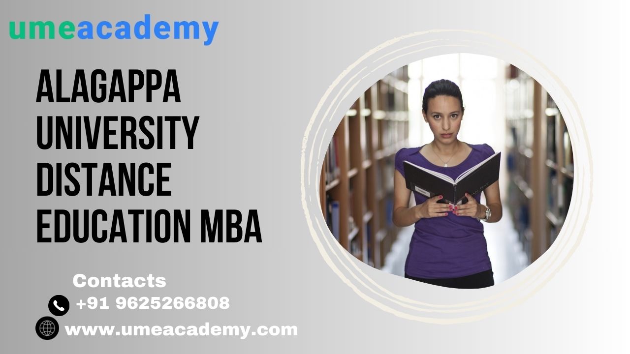 Alagappa University Distance Education Mba
